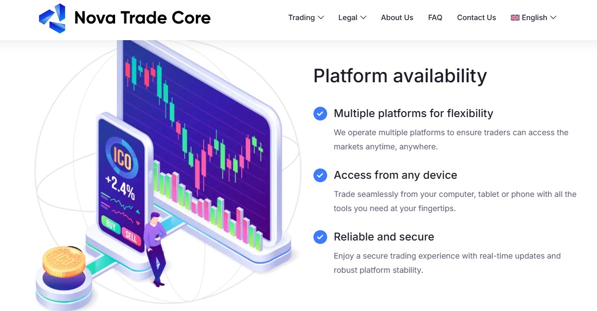 Novatradecore Trading Platform