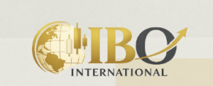 Gold-schwarzes Logo von IBO International