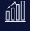 White bar chart with rising bars on a dark blue background, representing analytics or growth. 1) Graph icon showing increasing bars and an arrow, symbolizing growth or data analysis. 2) Icon of a bar chart trending upward on a navy background.