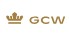 GCW logo featuring a gold crown icon next to the letters GCW in gold.