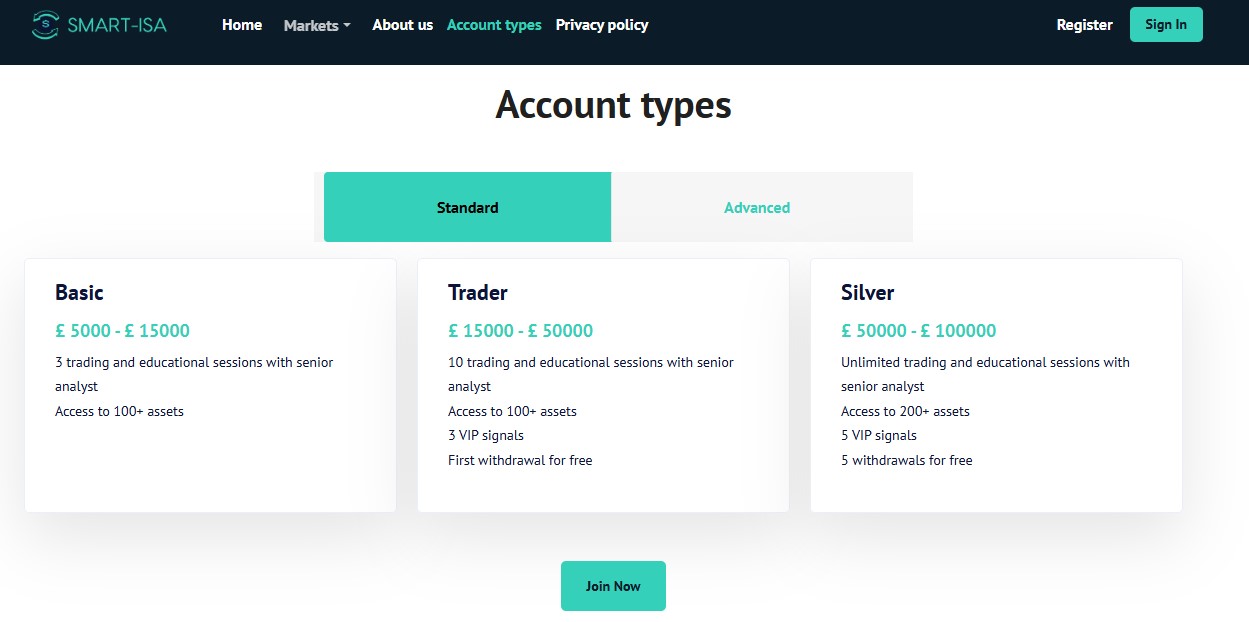 Smart-ISA Accounts Smart-ISA Accounts